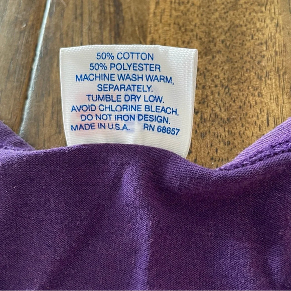 Tampa Bay Devil Rays 90s Baseball Shirt Quarter Button Up Jersey Purple, Size L - Picture 11 of 11